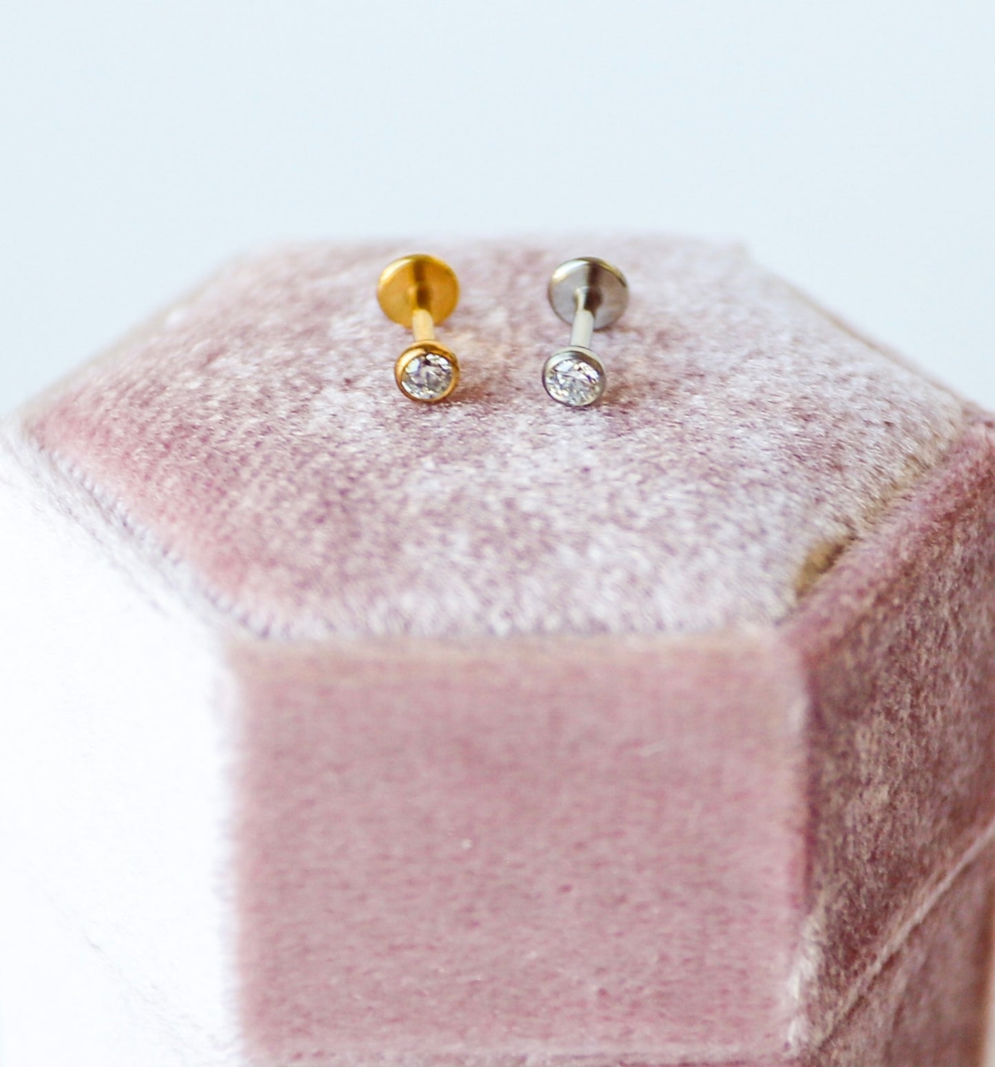 3mm CZ Earring