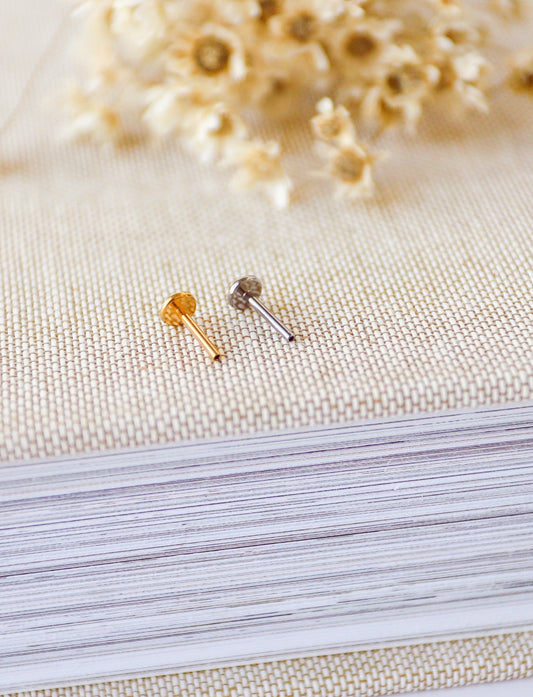 Earring Post 18g 8mm