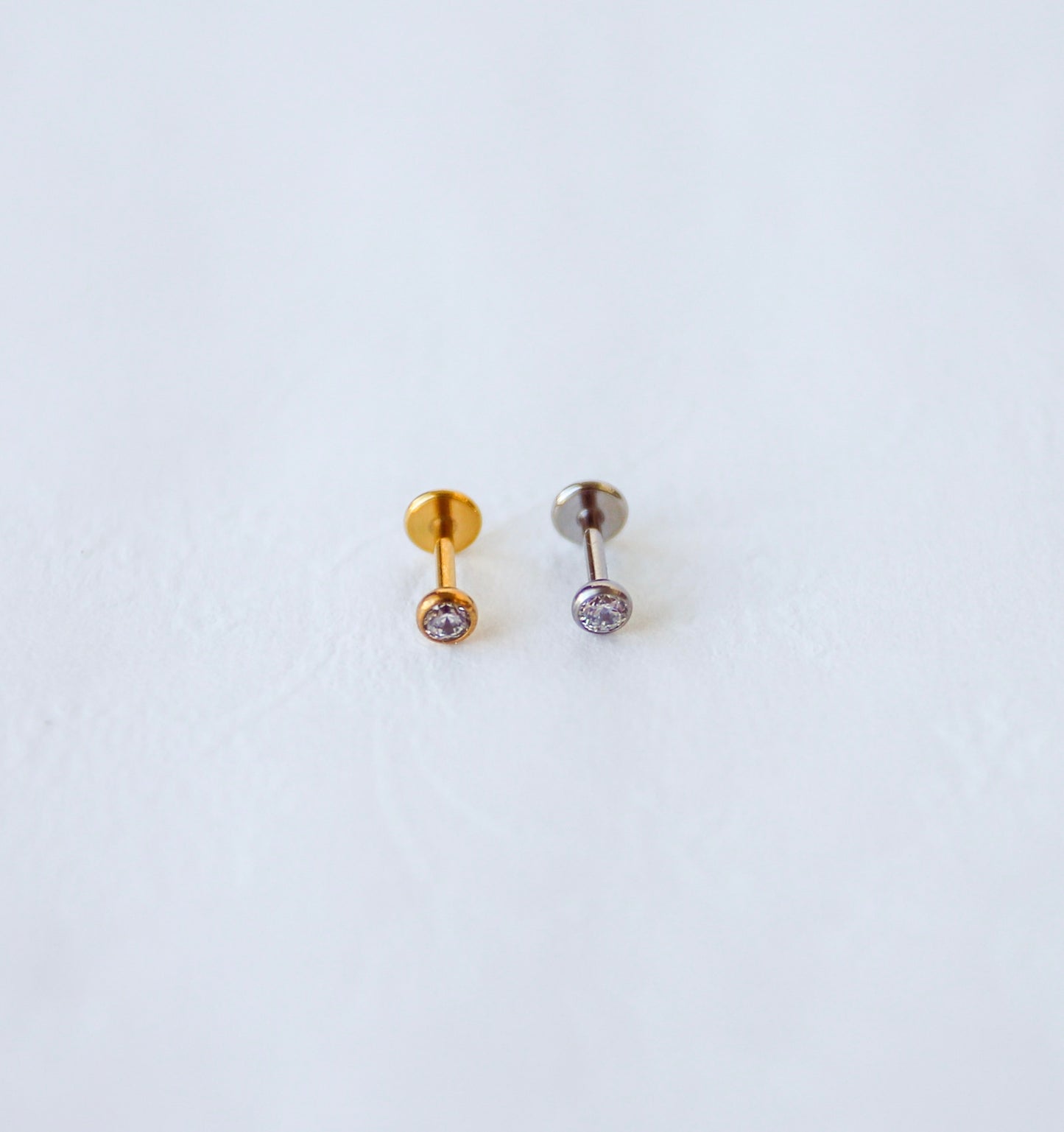3mm CZ Earring