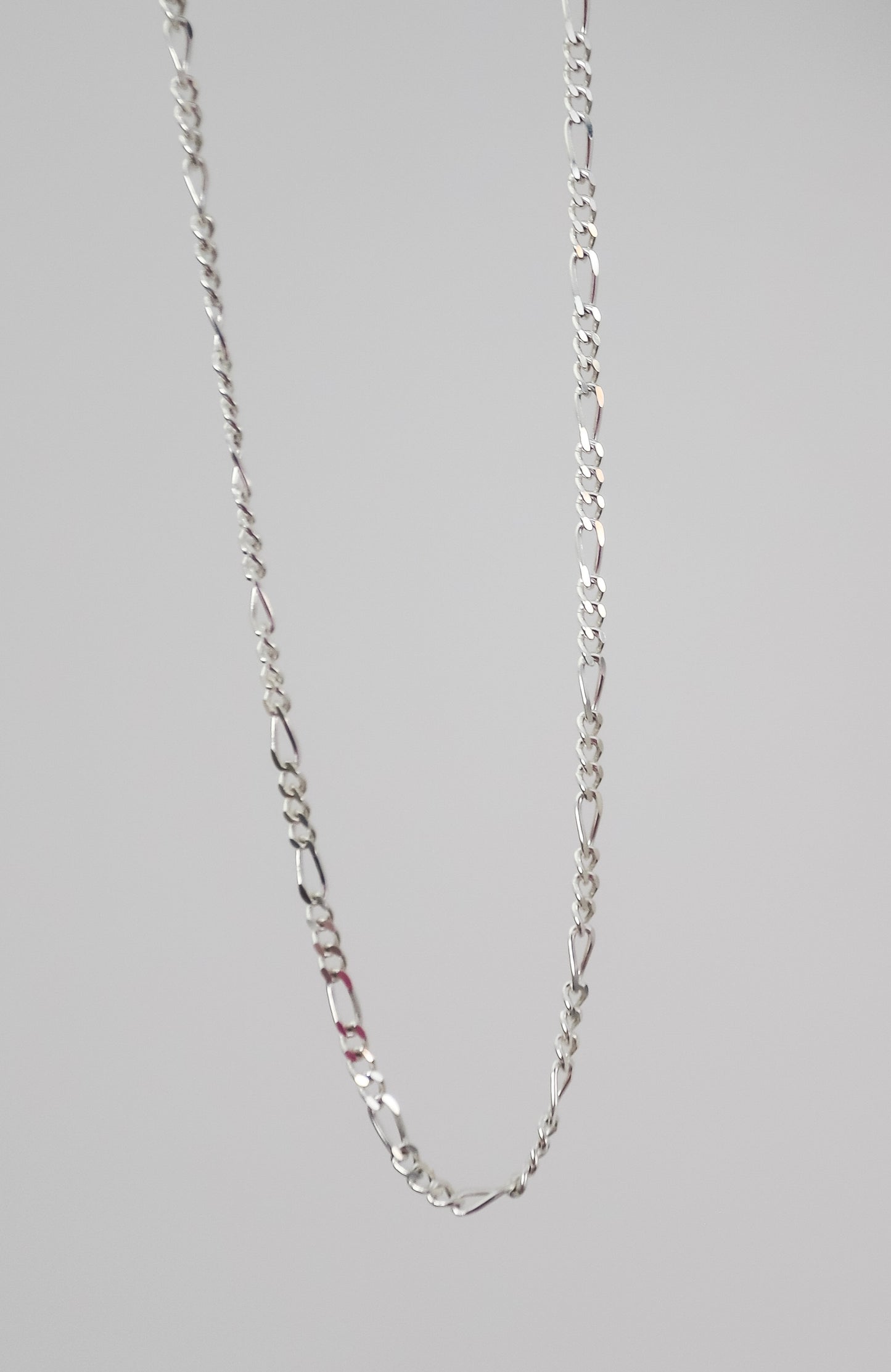 Sterling Silver Diamond Cut Figaro Chain