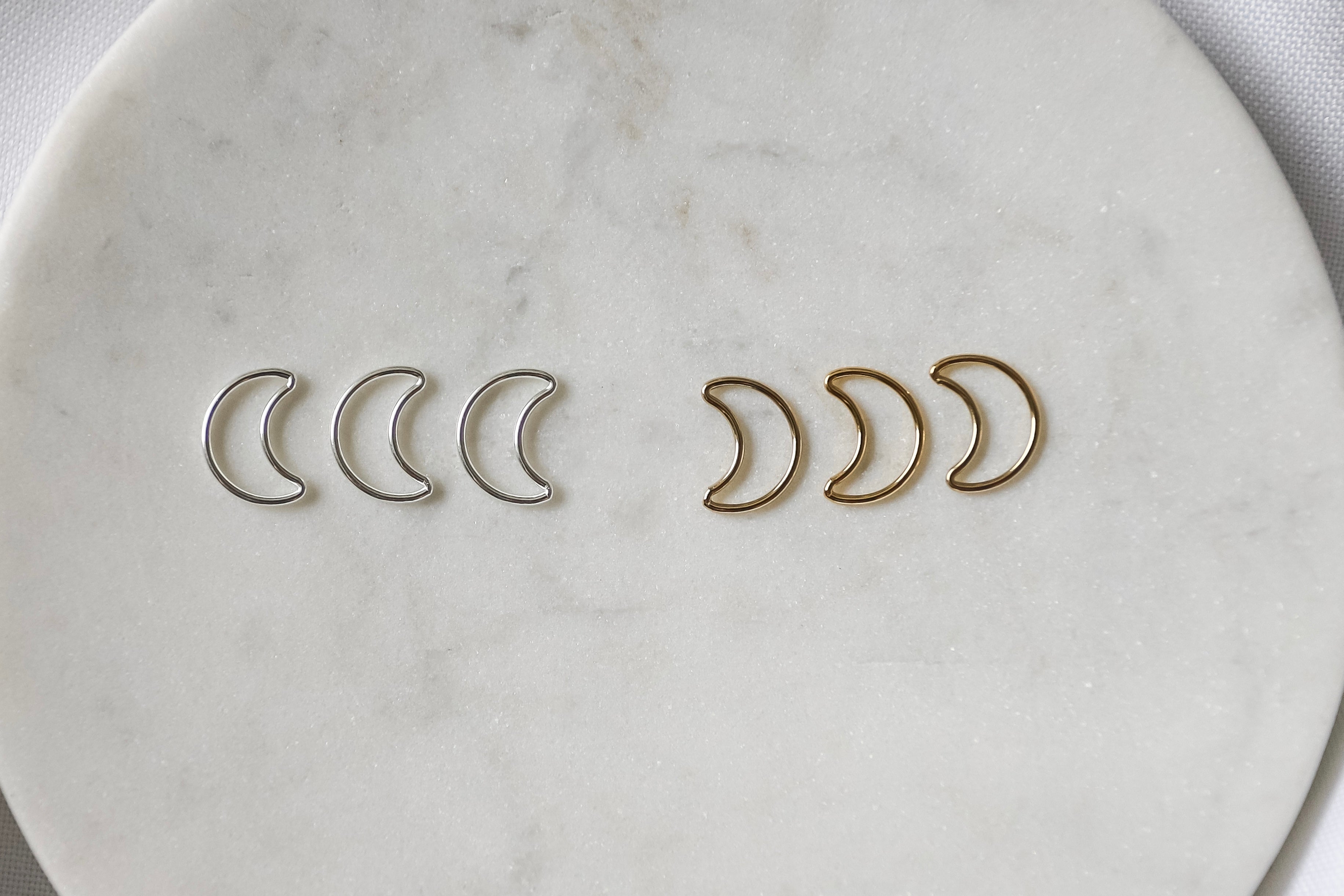 Stella Rosa Moon Rack Moon Connectors (Set of 3) – Stella + Rose Jewelry Supply