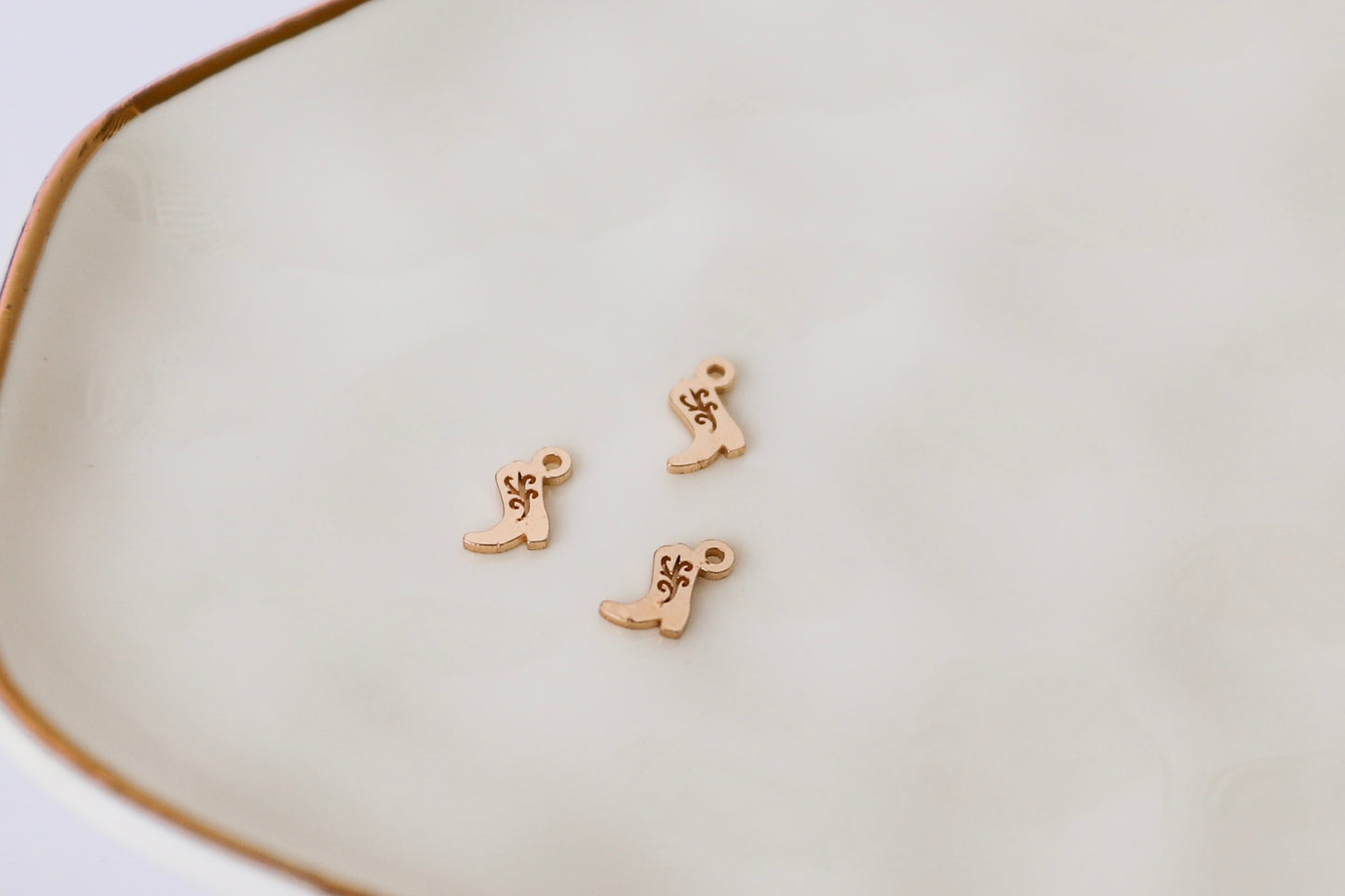 Tiny Cowgirl Boot Charm