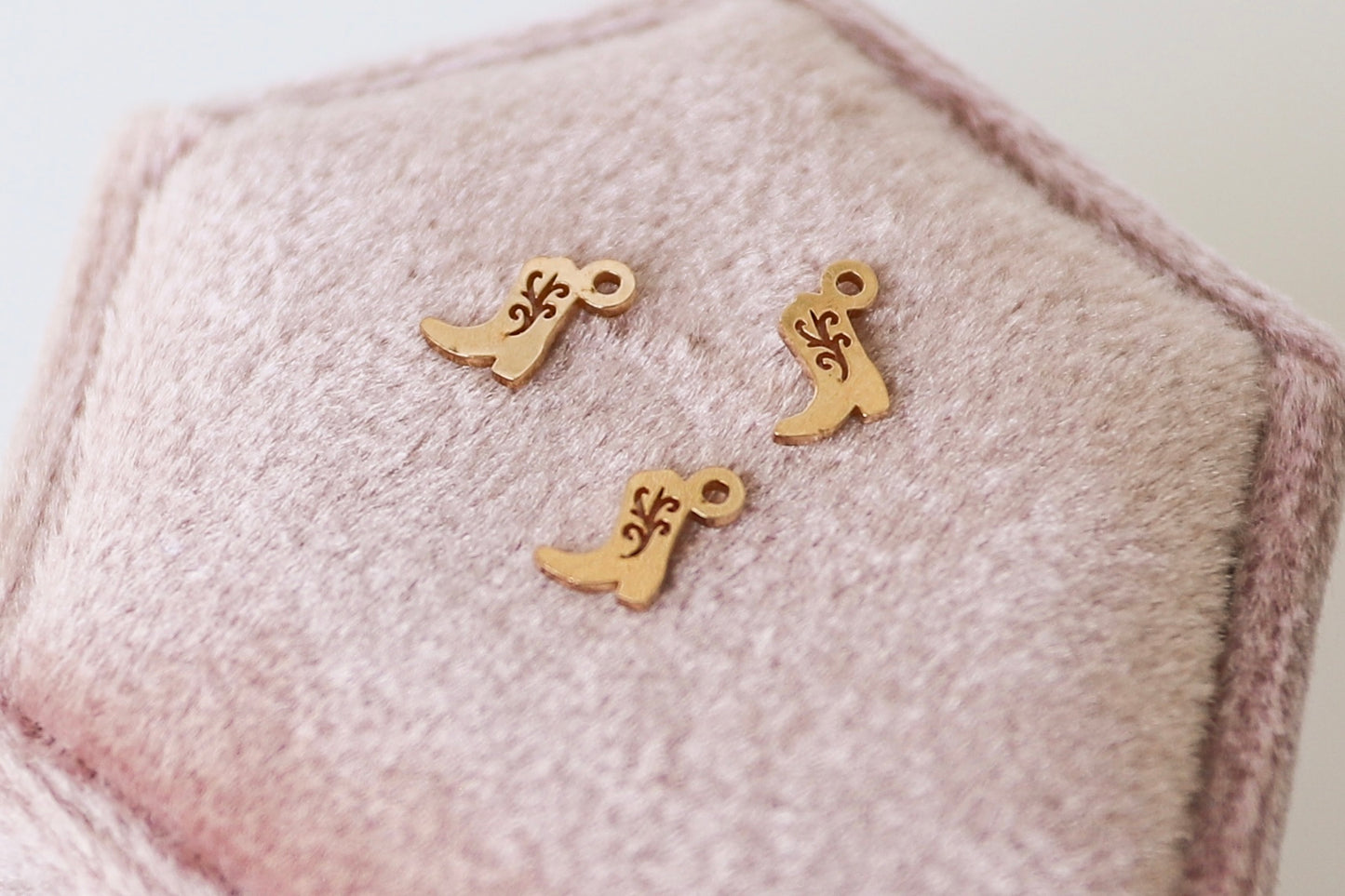 Tiny Cowgirl Boot Charm