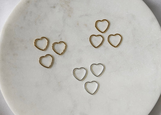 Heart Connectors (Set of 3)