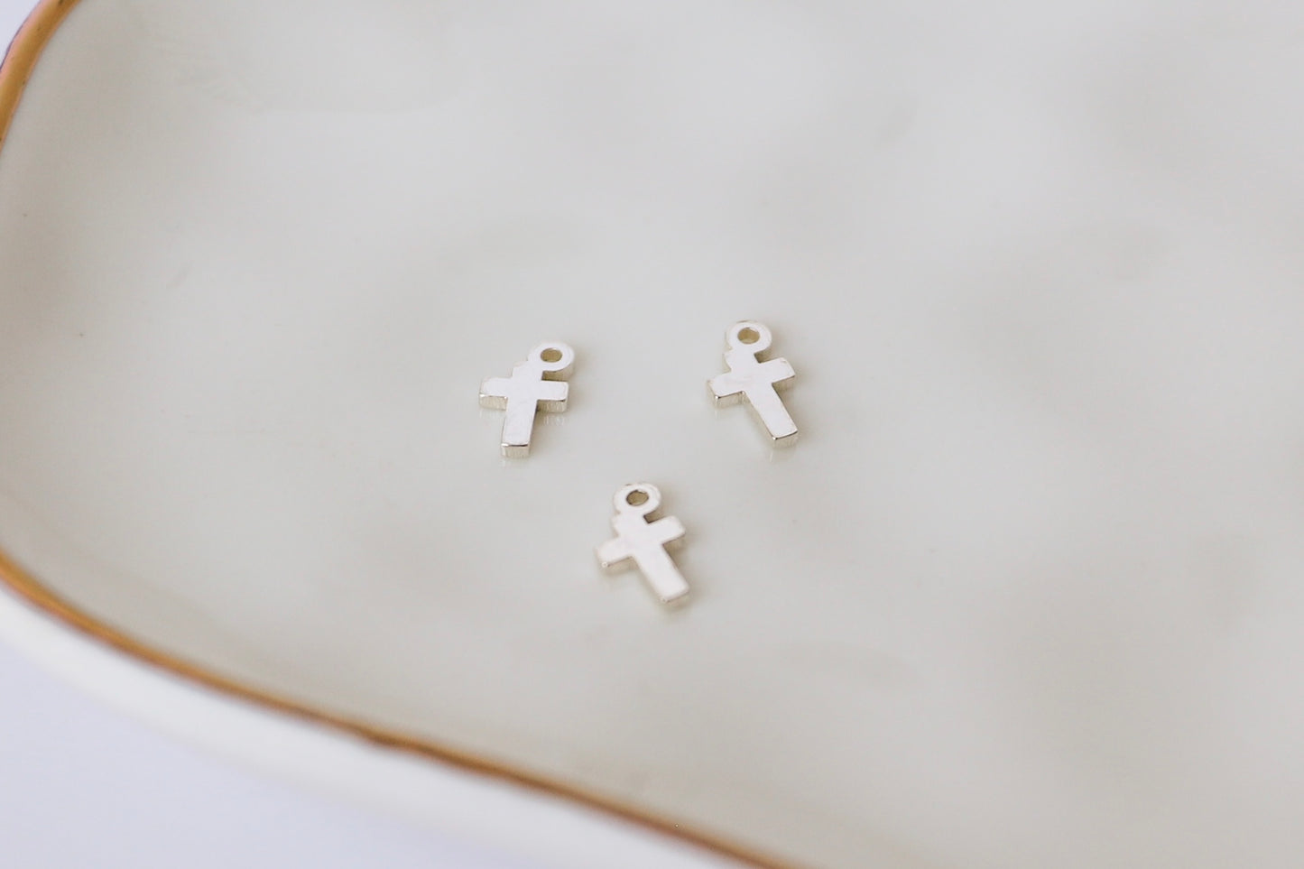 Tiny Cross Charm
