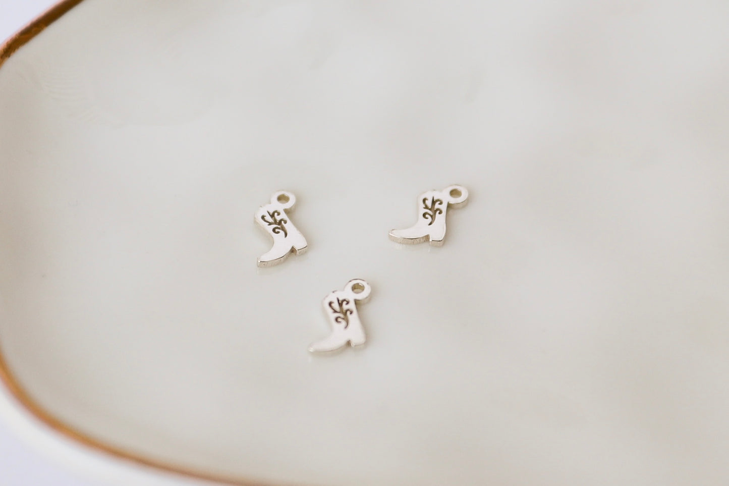 Tiny Cowgirl Boot Charm