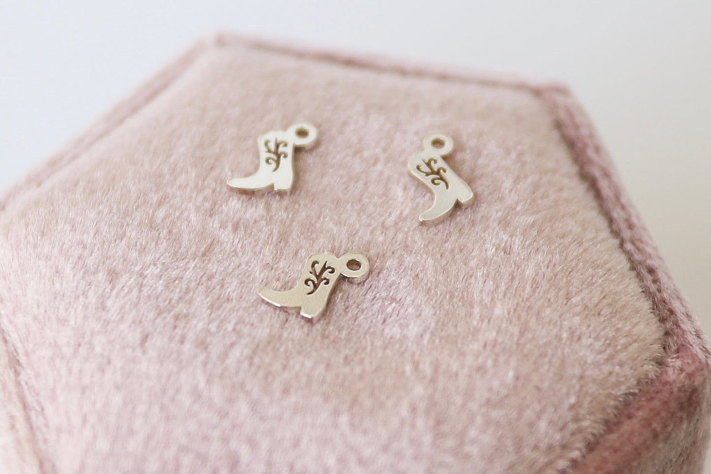 Tiny Cowgirl Boot Charm