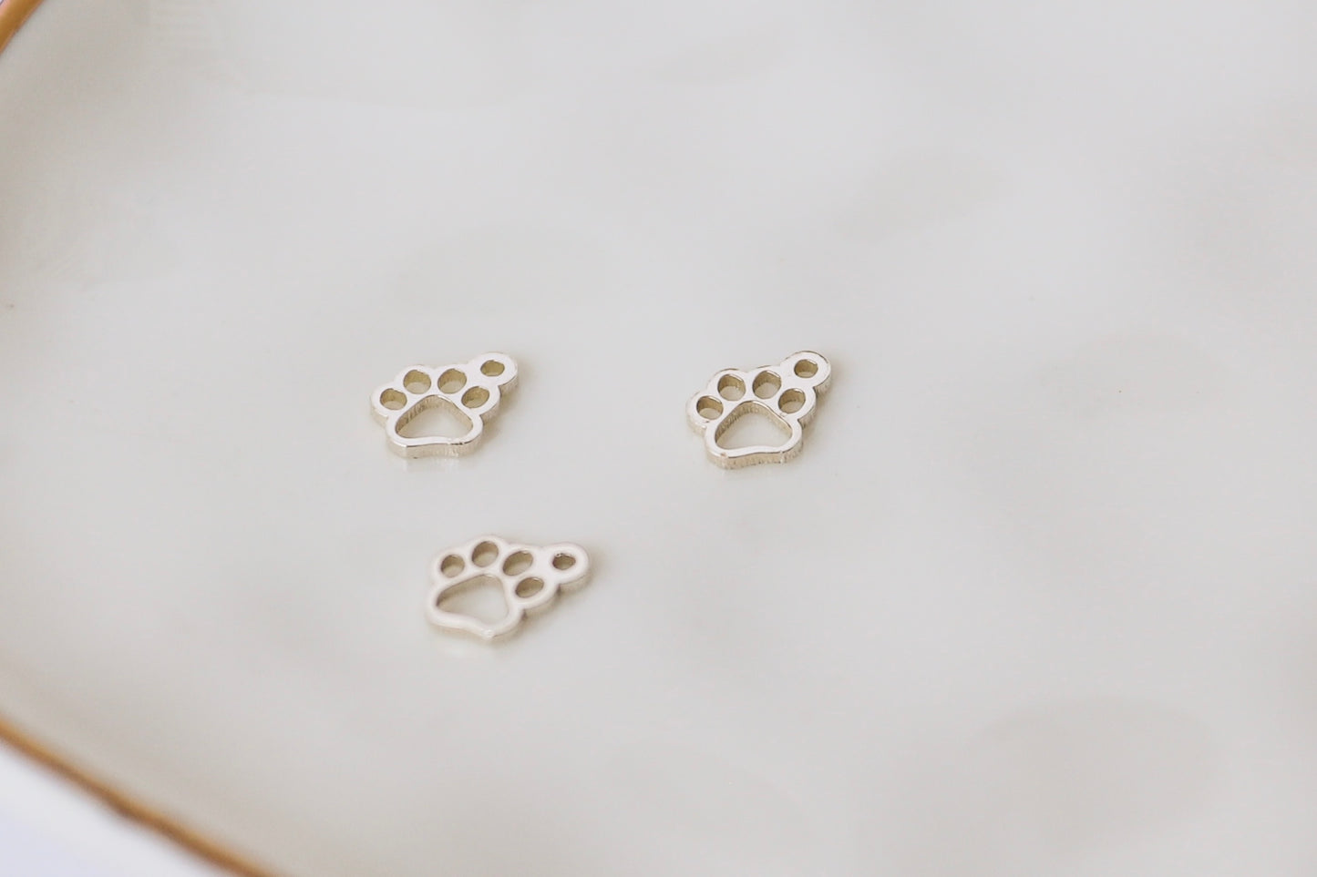 Tiny Paw Print Charm