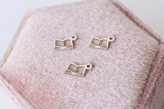 Tiny Book Charms (Set of 3)